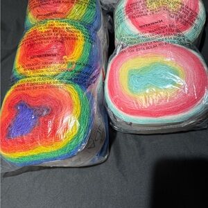 5 skeins Lion Brand Mandala Baby self-striping yarn. Rainbow Falls
And Narnia